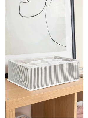 Mikasso 12 Bölmeli Çekmece Düzenleyici Kumaş Çok Renkli Tr