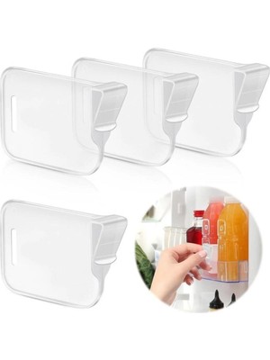 Mikasso 10 Adet Buzdolabı Raf Ayracı Raf Düzenleyici Yumurtalık Ayırıcı Şişe Kutu Bardak Ayracı Plastik Tr