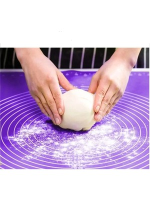Mikasso Büyük Boy Silikon Hamur Açma Matı 40X50HAMUR Matı Silikon