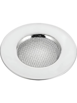 Mikasso 7,5 cm Lavabo Süzgeci, Paslanmaz Çelik Evye Süzgeci, 1 Adet Metal