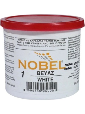 Mikasso Ahşap Tamir Dolgusu Masif ve Kaplama Tamir Macunu Beyaz 200 gr