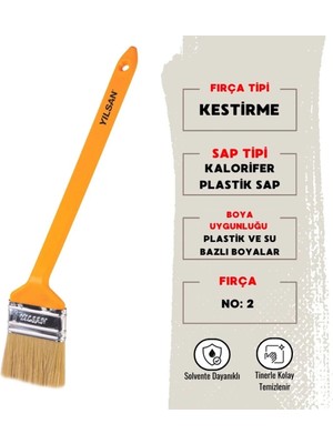 Mikasso | Kestirme Boya Fırçası, Kalorifer [no: 3]