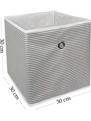 Mikasso Mavi Raf Organizer Kumaş Mavi 30 x 30 Tr