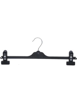 Mikasso Mandallı Askı Etek Pantolon Düzenleyici 10 Adet Plastik Plastik Siyah Tr