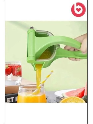 Mikasso Pratik Meyve Limon Narenciye Sıkacağı Manuel Süzgeçli Plastik