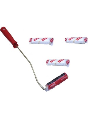 Mikasso Dekor Parmak Rulo 10 cm 3 Adet