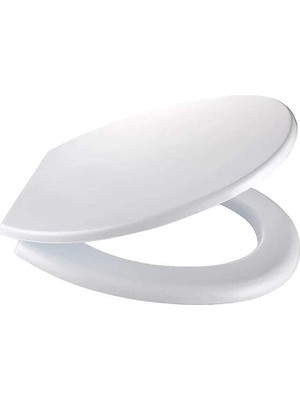 Mikasso Yuvarlak Plastik Tuvalet Kapağı Plastik