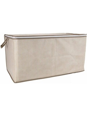 Mikasso Mini Hurç 45X40X30 Kahve Kumaş Bej
