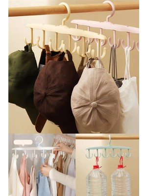 Mikasso Çok Fonksiyonlu 12 Kancalı Sütyen Eşarp Kravat Kemer Çanta Askısı Çok Amaçlı Askı Belirtilmemiş Çok