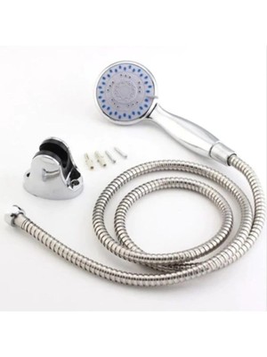 Mikasso Duş Başlığı + Duş Hortumu Seti Banyo Duş Takımı Fonksiyonlu Plastik