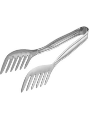 Mikasso Paslanmaz Çelik Lüx Makarna Maşası Paslanmaz Çelik Beyaz