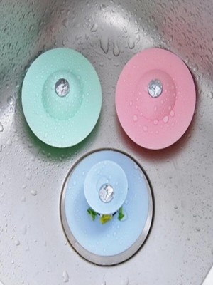 Mikasso Süzgeçli Banyo Küvet Duşakabin Lavabo Gider Filtresi Süzgeci Pompası Tıkacı Tıpası Silikon