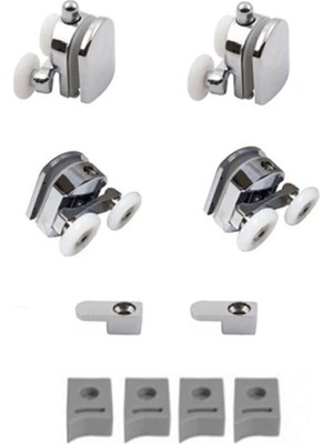 Mikasso Sürgülü Duşakabin Tekerleği Rulman Seti 4 Lü