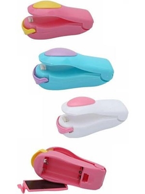 Mikasso Pilli Poşet Kapatıcı Kapatma Makinası Ağzı Yapıştırma Aleti Buzdolabı Poşeti Kapatma Aparatı Plastik