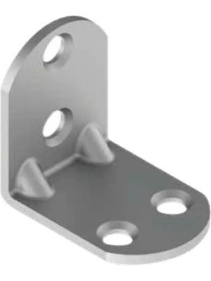 Mikasso Metal Oval L Gönye 23X30X30 Çinko ( 4 Adet ) Çok Renkli