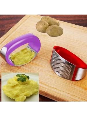 Mikasso Pratik Patates Püresi Yapma Aleti - Paslanmaz Çelik (784) Belirtilmemiş Çok Renkli