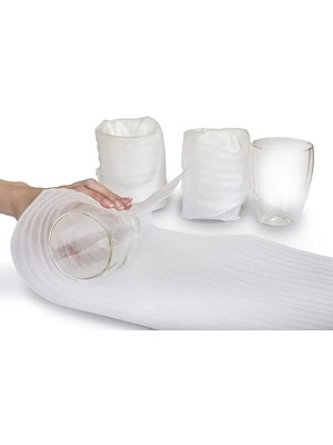 Mikasso 100CM x 5m Kırılacak Eşya Paketleme Köpüğü Ambalaj Köpüğü 5m2 Beyaz 5 x 10