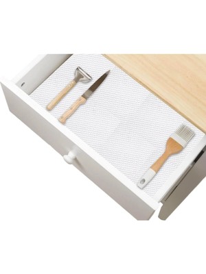 Mikasso Kaydırmaz Çekmece Raf Halı Altı Kaydırmaz Mat SHN-1147 FMA011477 Plastik 60 x 90 Beyaz Cn