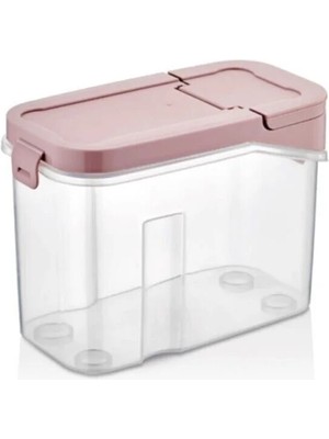 Mikasso Erzak Saklama Kabı No:1 1200 ml Plastik Gri