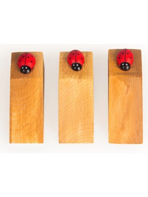 Mikasso 3 Adet Ahşap Kapı Stoperi