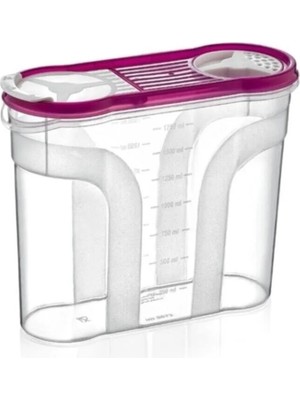 Mikasso 2900 ml Erzak KABI-30314 Plastik Çok Renkli