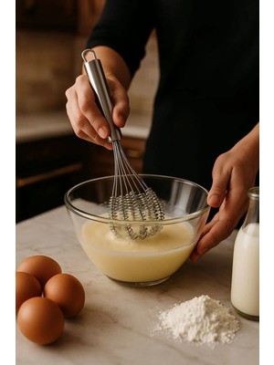 Mikasso Tel Çırpıcı I Kek Çırpıcı I Paslanmaz Çelik Çırpıcı I Top Çırpıcı I Örgü Çırpıcı Paslanmaz Çelik