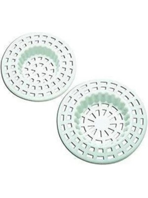 Mikasso (2 Adet) Lavabo Süzgeci 2'li Plastik Küvet Lavabo Süzgeç Plastik
