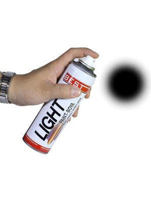 Mikasso Light Mat Siyah Akrilik Takviyeli Sprey Boya 250 ml Siyah