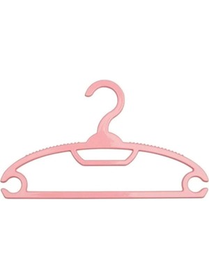 Mikasso 24'lü Gondol Lily Bebek Elbise Askısı Çocuk Elbise Askı Plastik Pembe