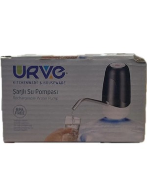 Mikasso Damacana Pompası Şarjlı Beyaz