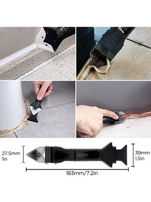 Mikasso Akıllı Derz Dolgu Fayans Arası Için Kolay Aparat Zemin 3 In 1 Kazıyıcı Sıyırıcı ve Uygulayıcı Aparat