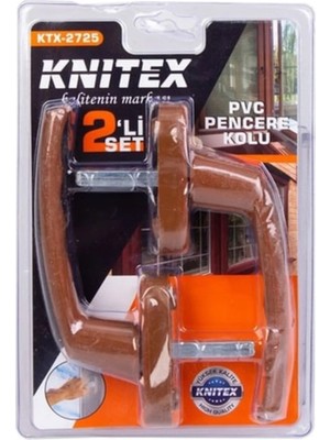 Mikasso Plastik Pencere Kolu 2'li Kahverengi 2725 Plastik