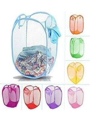 Mikasso Kirli Çamaşır Sepeti Katlanabilir Oyuncak Filesi Kumaş 140 x 190