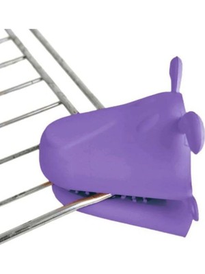 Mikasso Silikon Tutacak - Lila Plastik Çok Renkli 30 x 30 Tr