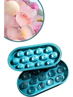 Mikasso ® 13 Bölmeli Kristal Buz Yapma Kalıbı Plastik