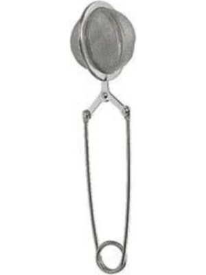 Mikasso Bitki Çayı Demleme Süzgeci - Maşalı Bitki Çayı Süzgeç Metal