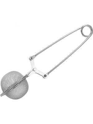 Mikasso Paslanmaz Çelik Bitki Çayı Süzgeci Yeşil Çay Demleme Süzgeci - Maşalı Bitki Çayı Süzgeç Paslanmaz Çe