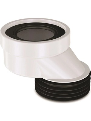 Mikasso YT27 Ayarlanabilir Altdan Çıkışlı Klozet Gider Borusu Eksantirik Kada-6cm Kaydırılabilir