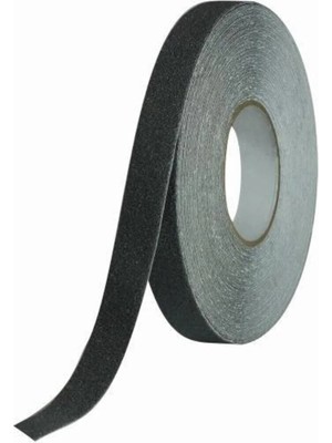Mikasso Siyah Merdiven ve Zemin Kaydırmaz Kaymaz Bant 25 mm x 25 mt