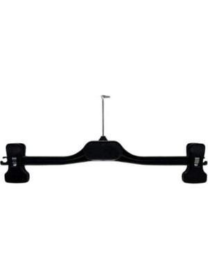 Mikasso Çocuk Takım Alt Askısı Siyah 32 cm 12'li Set - Dayanıklı Plastik Askı Plastik Siyah Tr