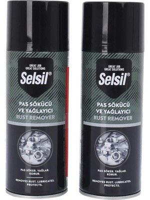 Mikasso 2 Adet Pas Sökücü ve Yağlayıcı 400ML Rust Sprey X2