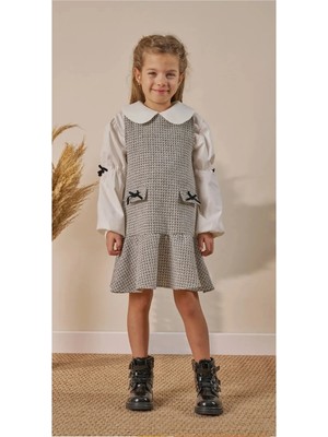 Lily & Co. Lily Co Jile Elbise Gömlek Kız Çocuk Ikili Takım