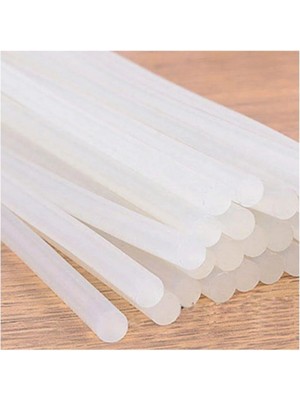 Mikasso 1 kg - Kalın Mum Silikon Çubuk Sıcak Silikon Tabanca Mumu 11.2mm x 30CM