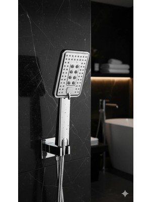 Mikasso Yeni Vıp 2 Fonksiyonlu Kaliteli Banyo Duş Başlığı Uzun Ömürlü Dayanıklı El Duş Telefonu Yeni Model G