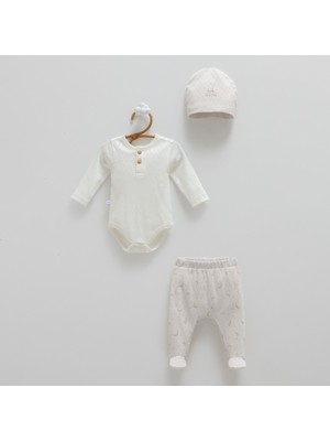 Caramell Body Patikli Pantolon Şapka Takım 1557