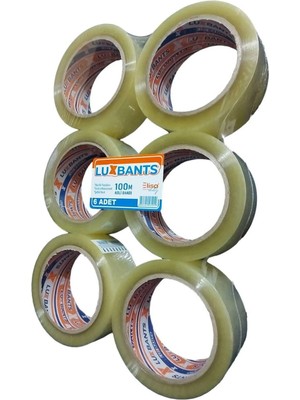 Mikasso 100 Metre 6 Adet Koli Bandı Şeffaf 45X100M