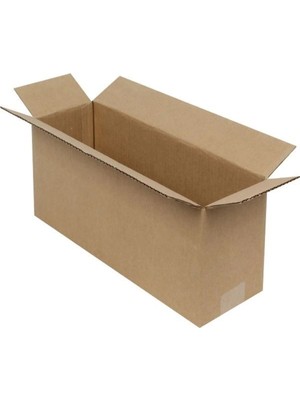 Mikasso 40X20X15CM Koli - Tek Oluklu - 4 Desi Koli - Kraft - 5 Adet Kahverengi 40 x 20 x 15