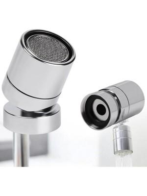 Mikasso Iç Dişli Tasarruflu Musluk Başlığı Hareketli Metal Mutfak Batarya Ucu Perlatör Havalıjet Akış