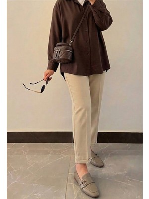 Foremia Duble Paça Atlas Pantolon-Taş -