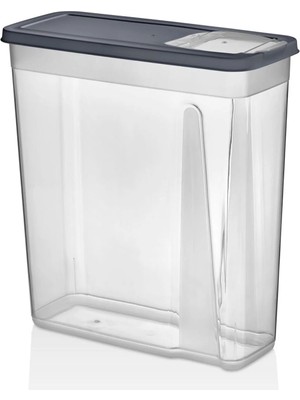 Mikasso Sandy Saklama Kabı (5,90 Lt.) ORG-451 Plastik Turuncu